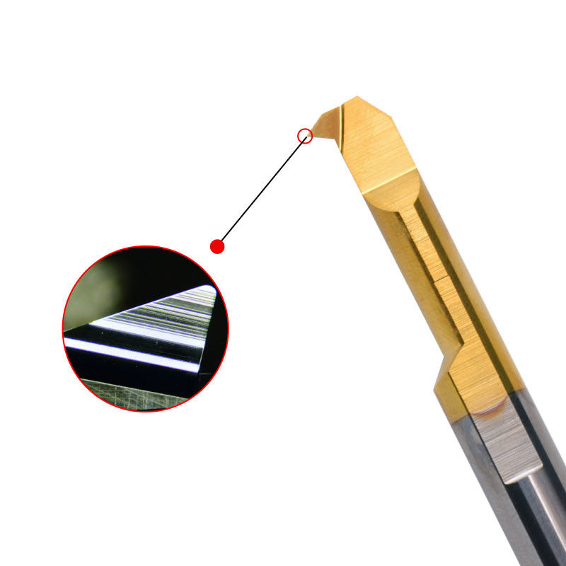 CNC MIR Solid Carbide Micro Boring Bars Nanocoating voor draadboring