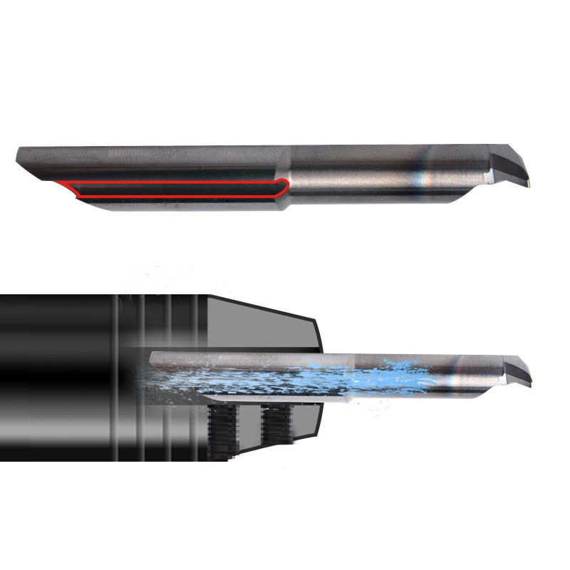 Gepersonaliseerde Face Grooving micro-carbide boorstaaf Interne koeling voor micro-draaien draaibank