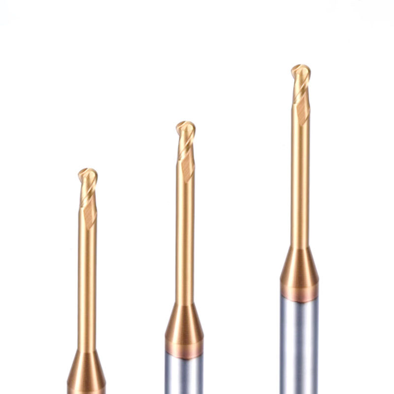 Micro Deep Groove Long Neck Milling Cutter, 0, 1 mm hoekstraal Eindmolen