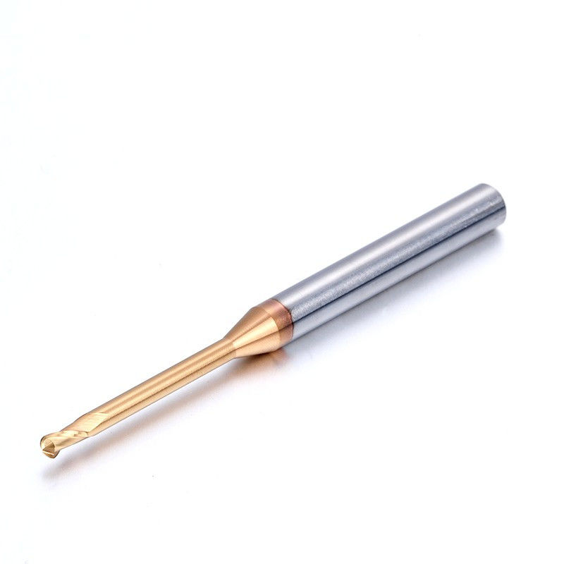 Micro Deep Groove Long Neck Milling Cutter, 0, 1 mm hoekstraal Eindmolen