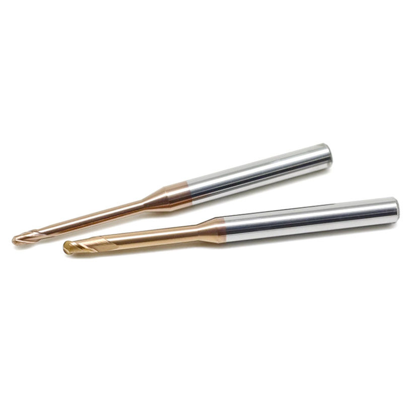 Micro Deep Groove Long Neck Milling Cutter, 0, 1 mm hoekstraal Eindmolen