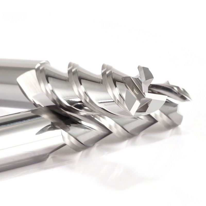 3 fluitjes Flat End Mill Cutter Spiegelpolijst Onbekleed Voor het bewerken van aluminium