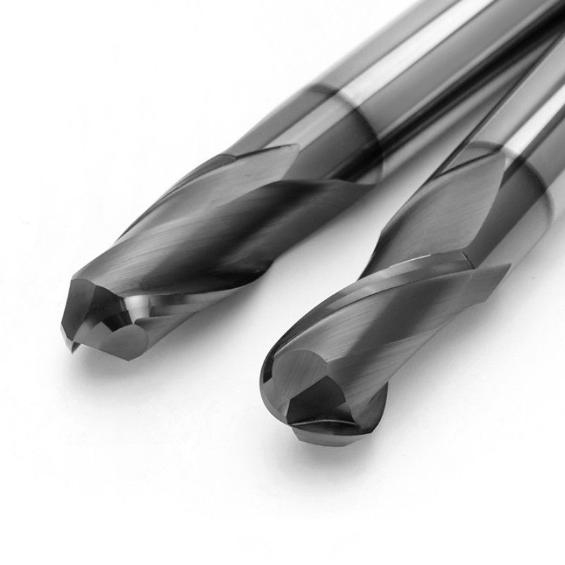 Hoogprecisie CNC freesgereedschap Snijmachine Solid Carbide 2 Flute HRC66 Grade Voor gietijzer