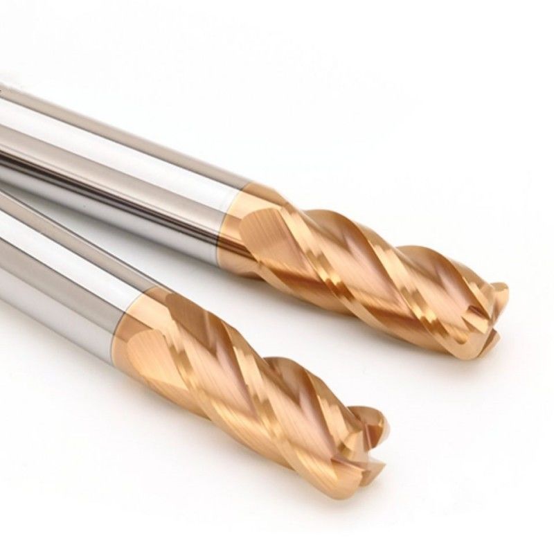 D4 D20 Carbide End Mill, HRC58 Solid 4 Fluit Freesmachine voor CNC-bewerking