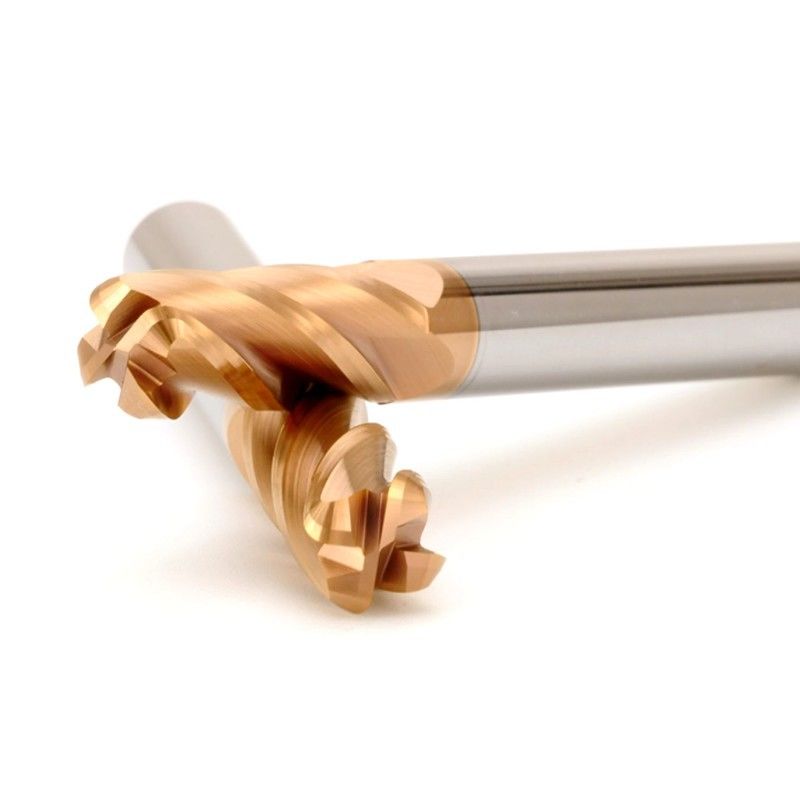 D4 D20 Carbide End Mill, HRC58 Solid 4 Fluit Freesmachine voor CNC-bewerking