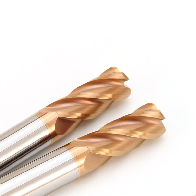 D4 D20 Carbide End Mill, HRC58 Solid 4 Fluit Freesmachine voor CNC-bewerking