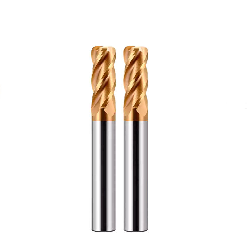 D4 D20 Carbide End Mill, HRC58 Solid 4 Fluit Freesmachine voor CNC-bewerking