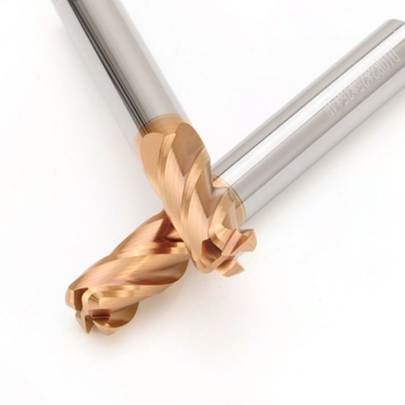 D4 D20 Carbide End Mill, HRC58 Solid 4 Fluit Freesmachine voor CNC-bewerking