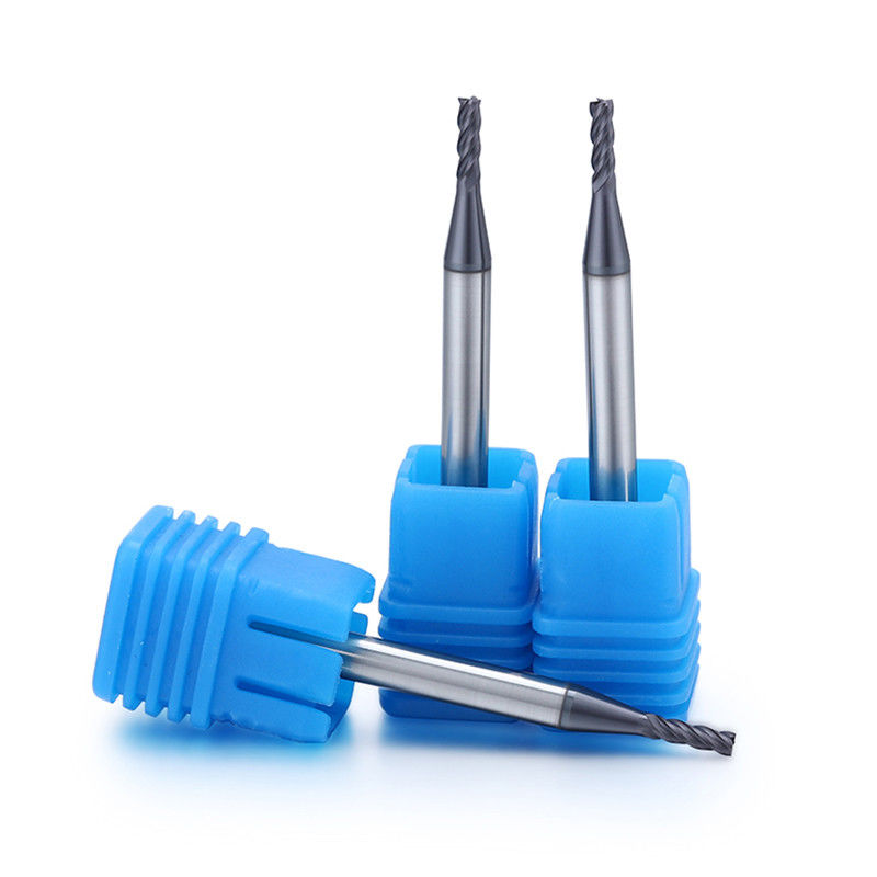 Aluminium lange hals micro-diameter eindmolen met een hoekradius van 0,1 mm