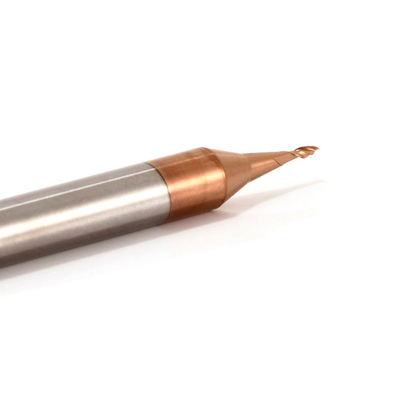 3 mm schank Micro-diameter eindmolen met 0,1 mm hoekradius 50 mm totale lengte