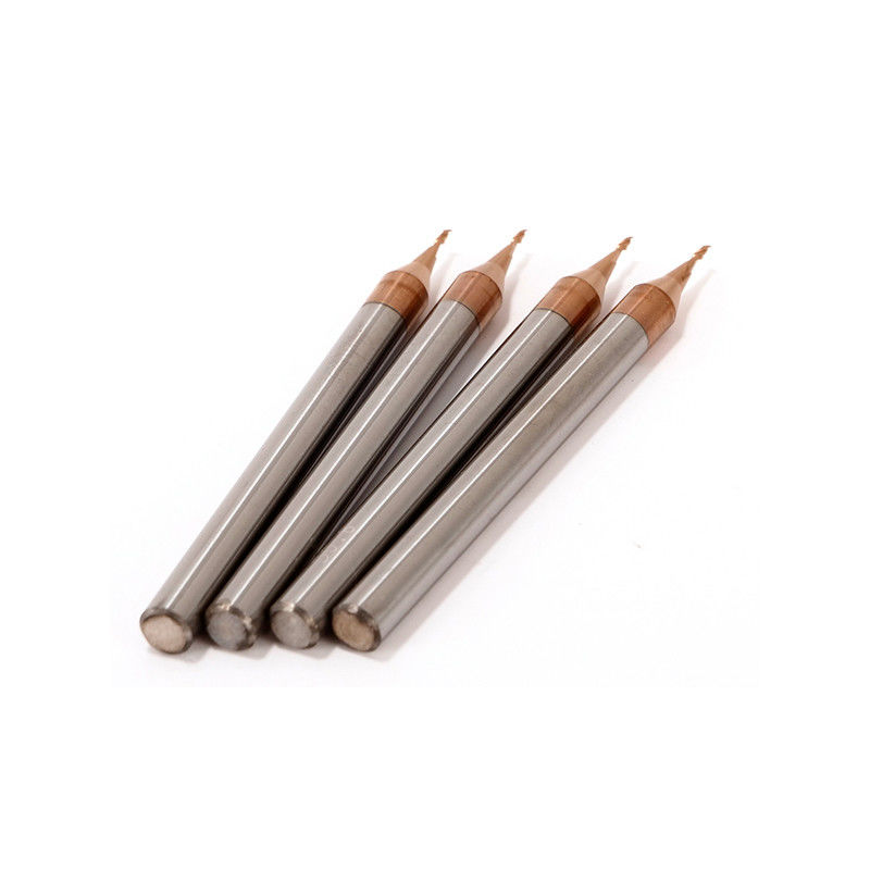 3 mm schank Micro-diameter eindmolen met 0,1 mm hoekradius 50 mm totale lengte