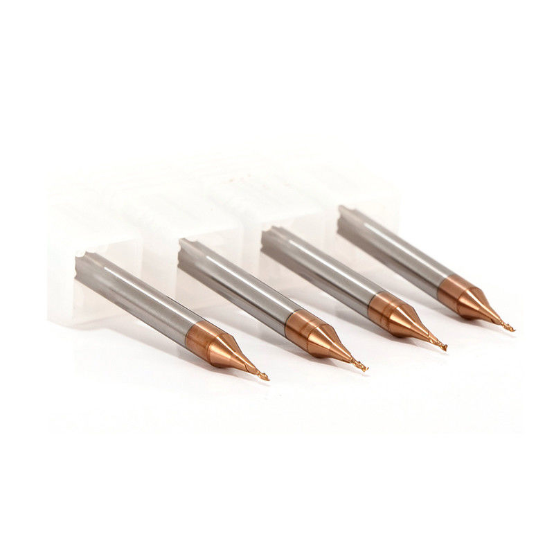 3 mm schank Micro-diameter eindmolen met 0,1 mm hoekradius 50 mm totale lengte