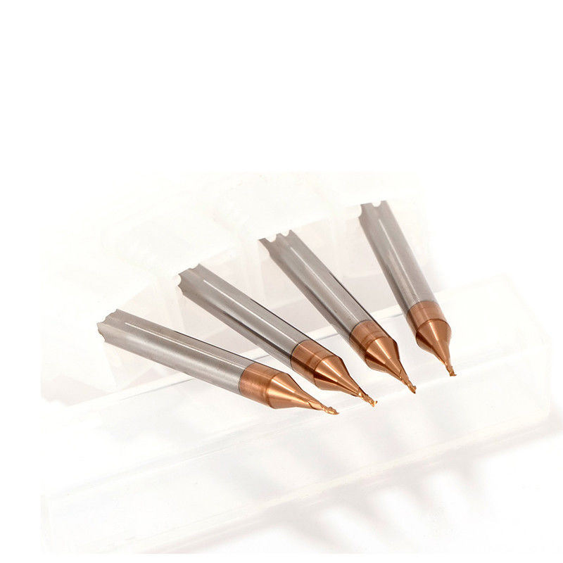 3 mm schank Micro-diameter eindmolen met 0,1 mm hoekradius 50 mm totale lengte
