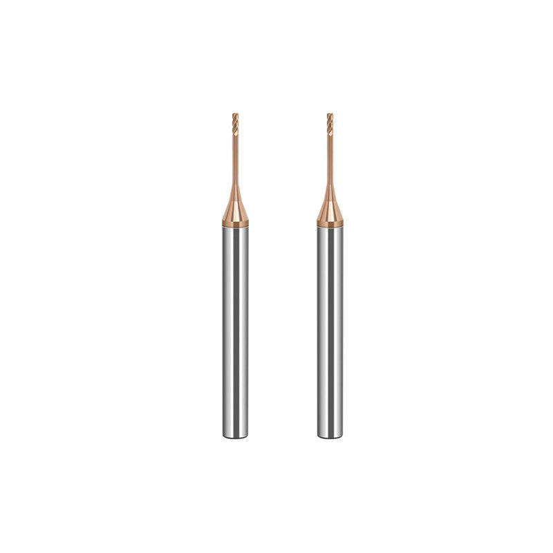 Tungsten Micro Diameter Eindmolen Met 0,2 mm Snijrand 2,5 mm Fluit Lengte