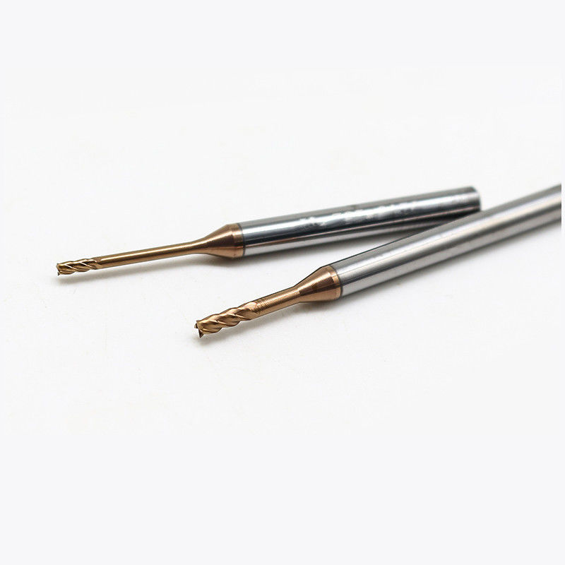 Tungsten Micro Diameter Eindmolen Met 0,2 mm Snijrand 2,5 mm Fluit Lengte