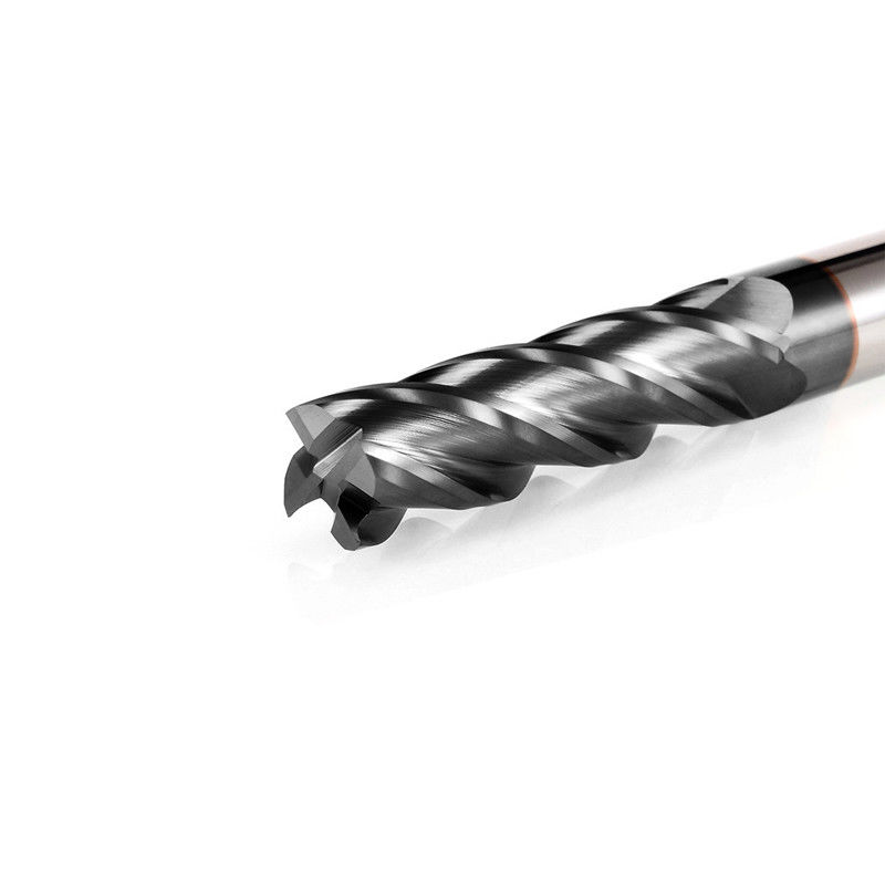 Solid Carbide Micro Diameter End Mill 4 Flutes HRC 58 Grade Voor freeswerktuigen