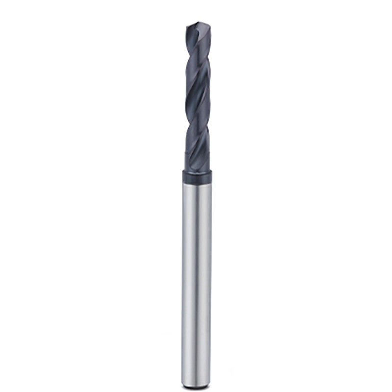 Hout Inner Coolant Solid Carbide CNC Bits Round Shank Straight Flute Type