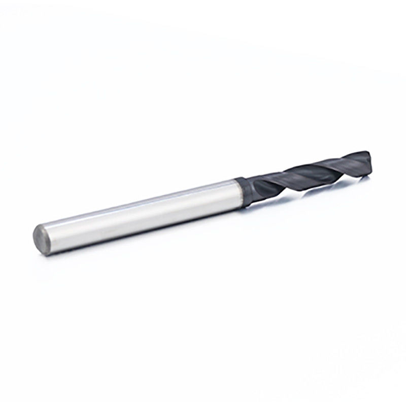 Hout Inner Coolant Solid Carbide CNC Bits Round Shank Straight Flute Type