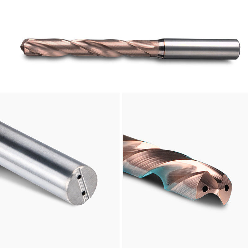 Din Standard Inner-Coolant 5xd Stap 0.1mm Boorcarbide spiraal fluit split boor